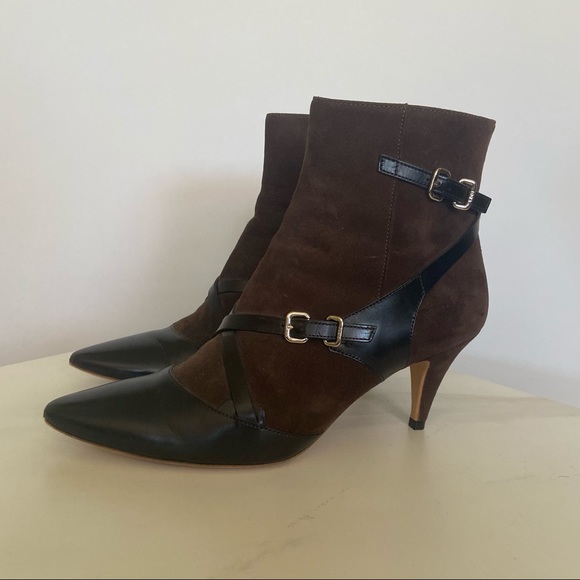 Tod’s suede and leather buckle booties - Picture 7 of 7